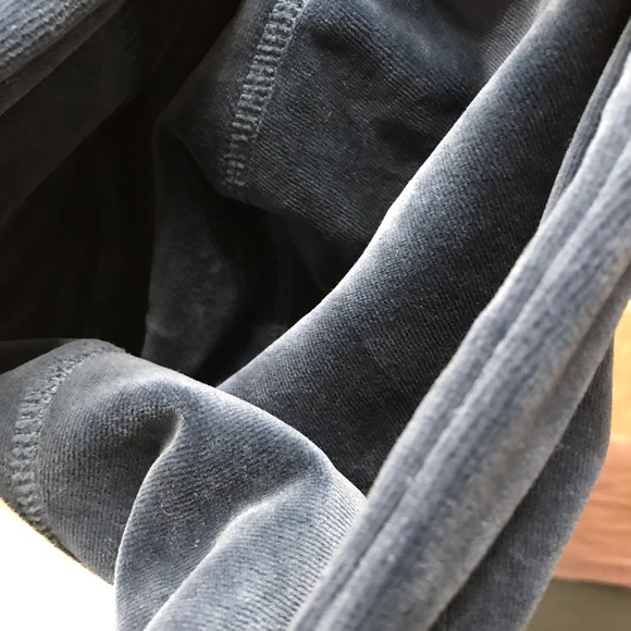 Calvin Klein Performance! Dark Blue Velour Zip Up Hoodie - Picture 7 of 13